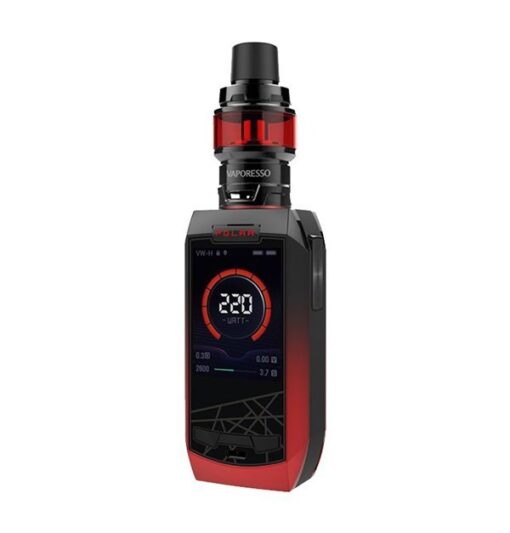 vaporesso polar cascade kit negro/rojo