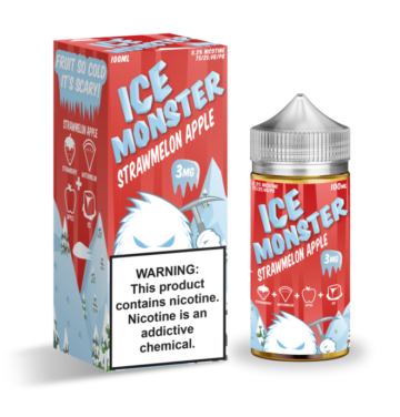 Monster Jam ICE Frutilla Manzana 100ml 5 Monster Jam Frambuesa Manzana menthol