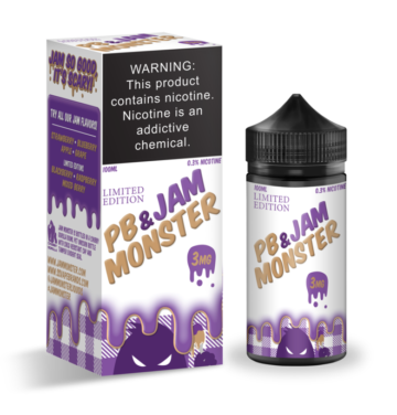 Monster Jam Uva y Mantequilla Mani 100ml 5 monster jam Uva con Mantequilla Mani