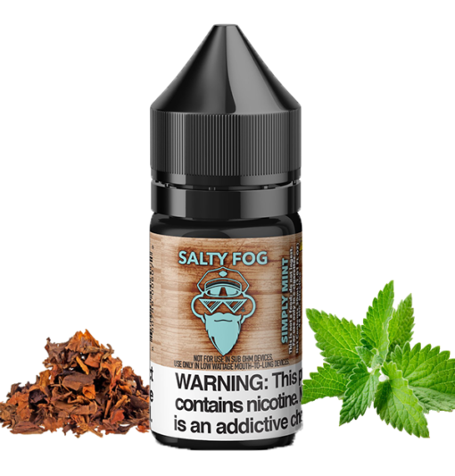 Salty fog tabaco menta simply mint