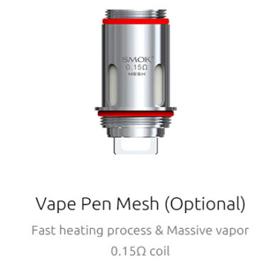 Resistencia Pen 22 Mesh 0.15 ohm (5un) 5 Resistencia Pen 22 Mesh 0.15 ohm (5un) - Imagen 2