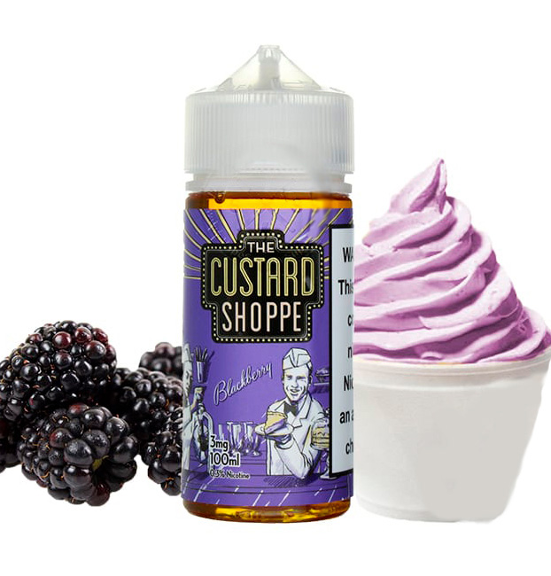 Custard Shoppe Crema de Mora 100ml 3 custard shoppe blackberry crema de moras