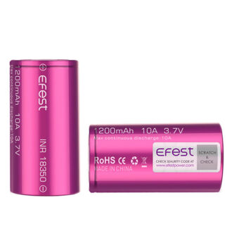 baterías efest 18350 10A