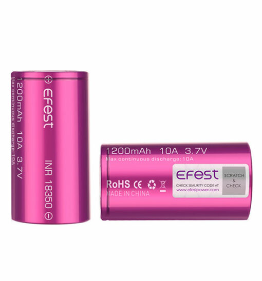 baterías efest 18350 10A