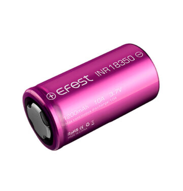 Batería Efest 18350 1200mAh 10A 5 Efest 18350 1200 mha