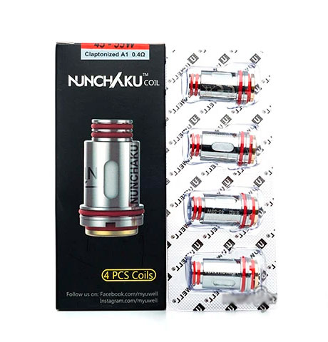 Resistencias Nunchaku TODAS 4 resistencia uwell Nunchaku 0.4