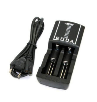 cargador baterias 18650 efest soda