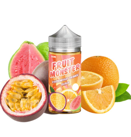 Fruit Monster Maracuyá Naranja Guayaba 100ml 3 Fruit Monster Maracuyá Guayaba
