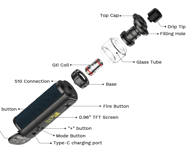 Vaporesso Target 200 Kit 15 Vaporesso Target 200 Kit