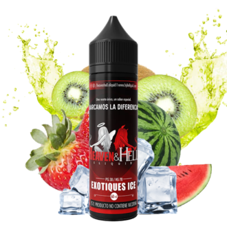 Heaven Hell Exotiques Ice - Mix Tropical Sandía Kiwi Frutilla