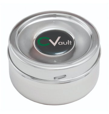 CVault "Twist" Contenedor de acero + Boveda Pack