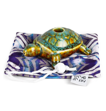 Pipa Art Of Smoke cerámica Turtle 5 Pipa Art Of Smoke cerámica Turtle - Imagen 2