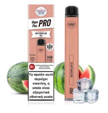 Dinner Lady Vape Pen Pro desechable Watermelon Ice