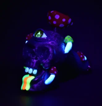 Bong Pulsar Skull Rainbown 2