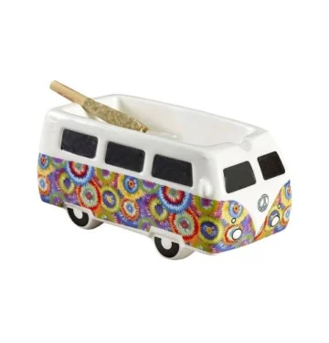 Cenicero Bus Hippie Vintage