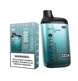 Cigarro electronico desechable Leafbar Platinum 8000 Mix Berries