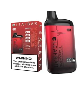 Cigarro electronico desechable Leafbar Platinum 8000 Strawberry watermelon