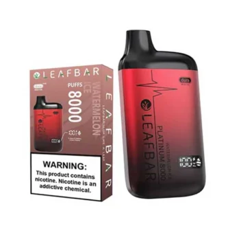 Cigarro electronico desechable Leafbar Platinum 8000 Watermelon Ice
