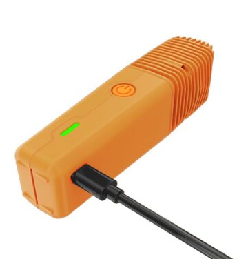 Vaporizador Veazy 17 Vaporizador Veazy naranjo cargando