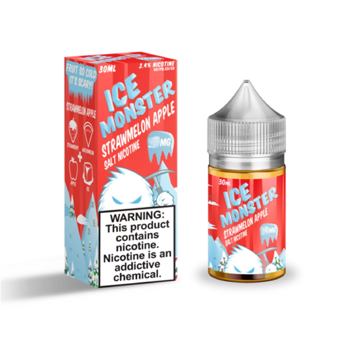SALT Ice Monster Strawmelon Apple 3 SALT Ice Monster Strawmelon Apple