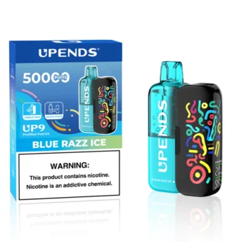 Cigarro electronico desechable Upends 5000 Kit Blue Razz Ice