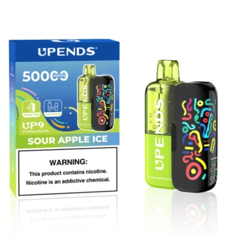 Cigarro electronico desechable Upends 5000 Kit Sour Apple Ice