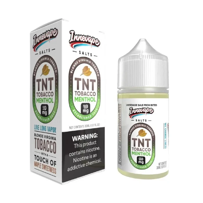 SALT Innevape TNT Tobacco Menthol 3 SALT Innevape TNT Tobacco Menthol