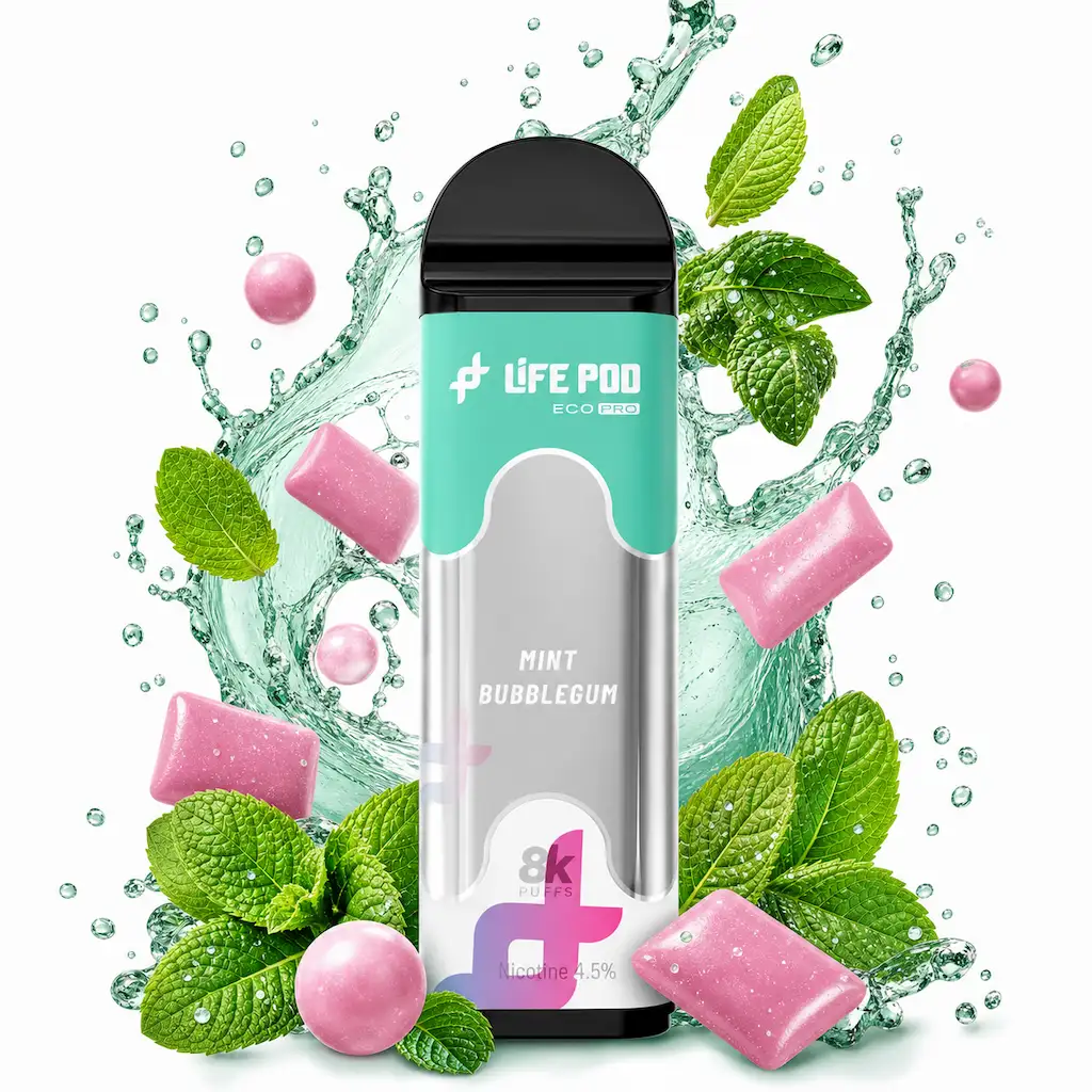 Repuesto Life Pod Cartridge 8000 7 Life Pod Pro 8000 Mint Bubblegum