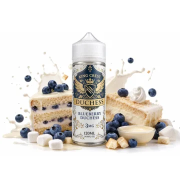 King Crest Blueberry Duchess 3mg - liquido base libre arandanos pastel