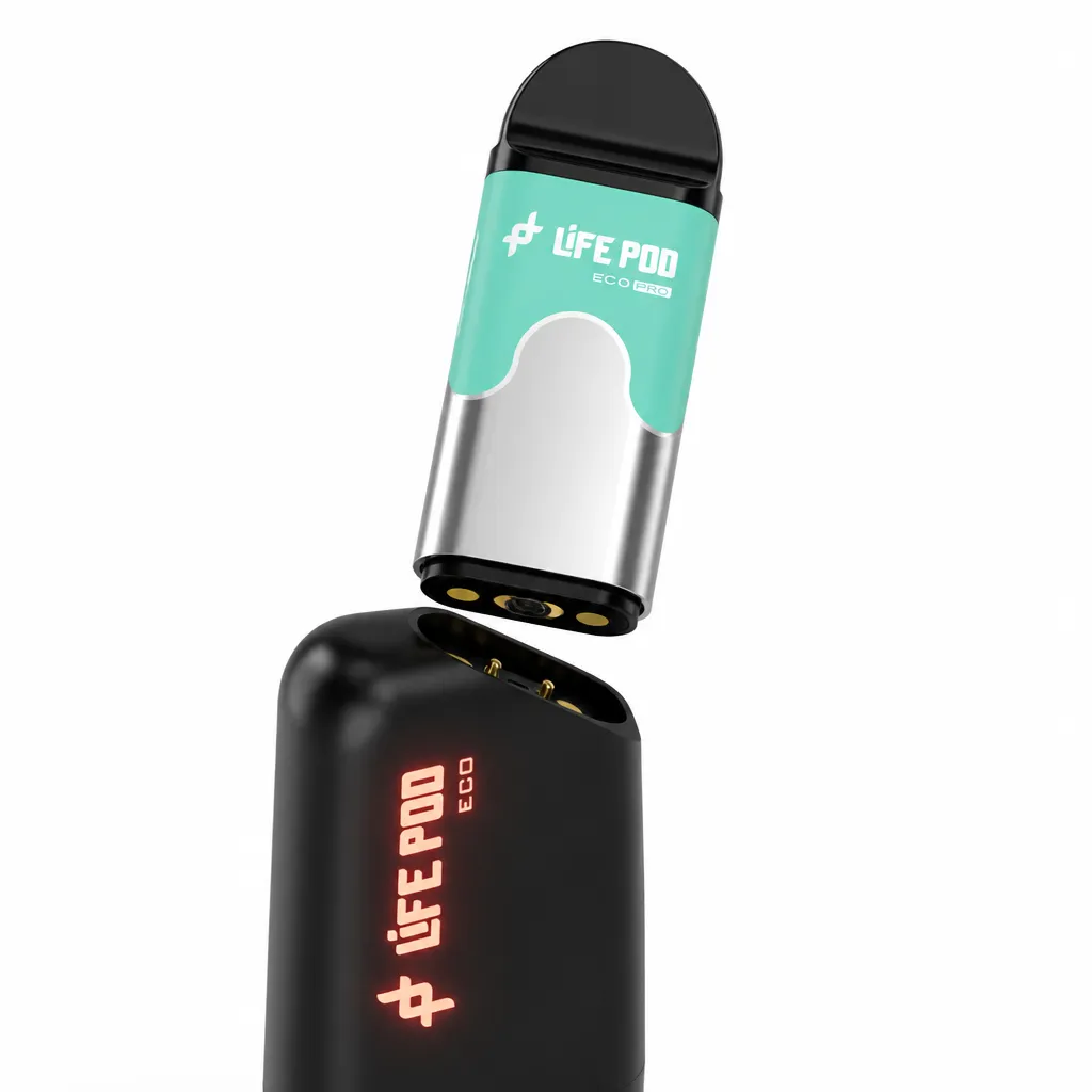 Repuesto Life Pod Cartridge 8000 5 Conexión magnética Life Pod Cartridge 8000 con batería Eco Pro
