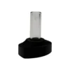 Boquilla de vidrio Starry 3 1 Boquilla de vidrio Starry 3 - tubo borosilicato con base magnetica negra