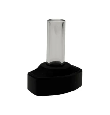 Boquilla de vidrio Starry 3 - tubo borosilicato con base magnetica negra