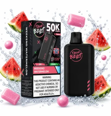 Cigarro electrónico desechable Flavor Beast XBM50 50K 10 Flavor Beast XBM50 50K Watermelon - packshot