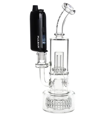 Vaporizador Pulsar Chorus 15 Pulsar Chorus conectado a pipa de agua - adaptador 14 mm