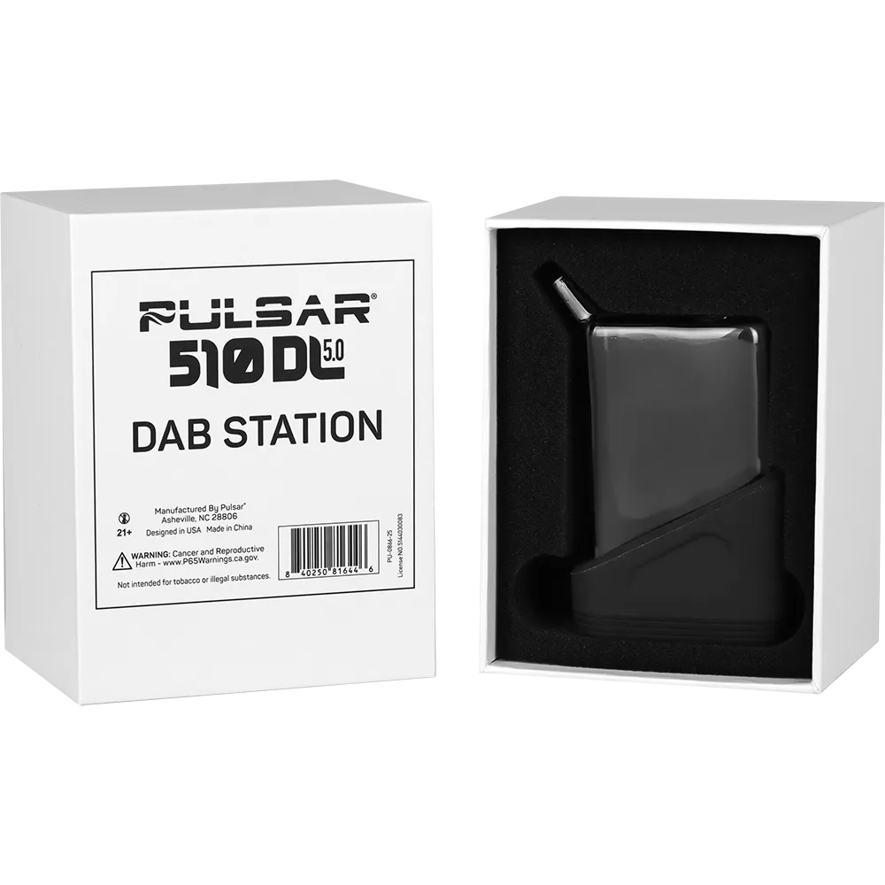Pulsar 510 DL 5.0 Dab Station 5 Caja del Pulsar 510 DL 5.0 Dab Station con base y bubbler de vidrio