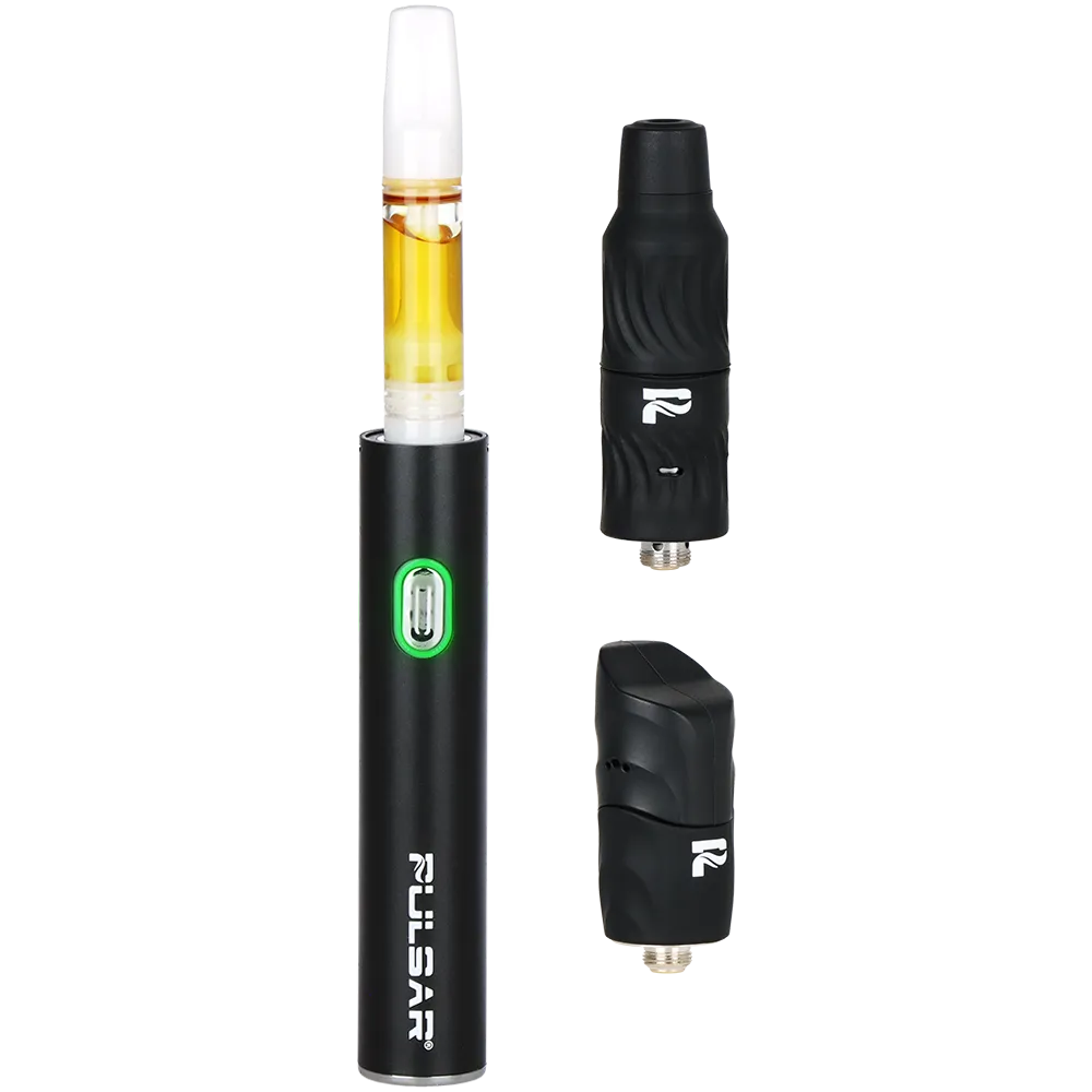 Vaporizador Pulsar Delta 3 en 1 3 Vaporizador Pulsar Delta 3 en 1 negro - kit hierba wax y cartuchos 510