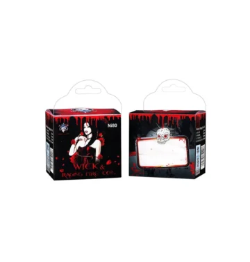 Demon Killer Wick and Raging Fire Coil Ni80 con algodón