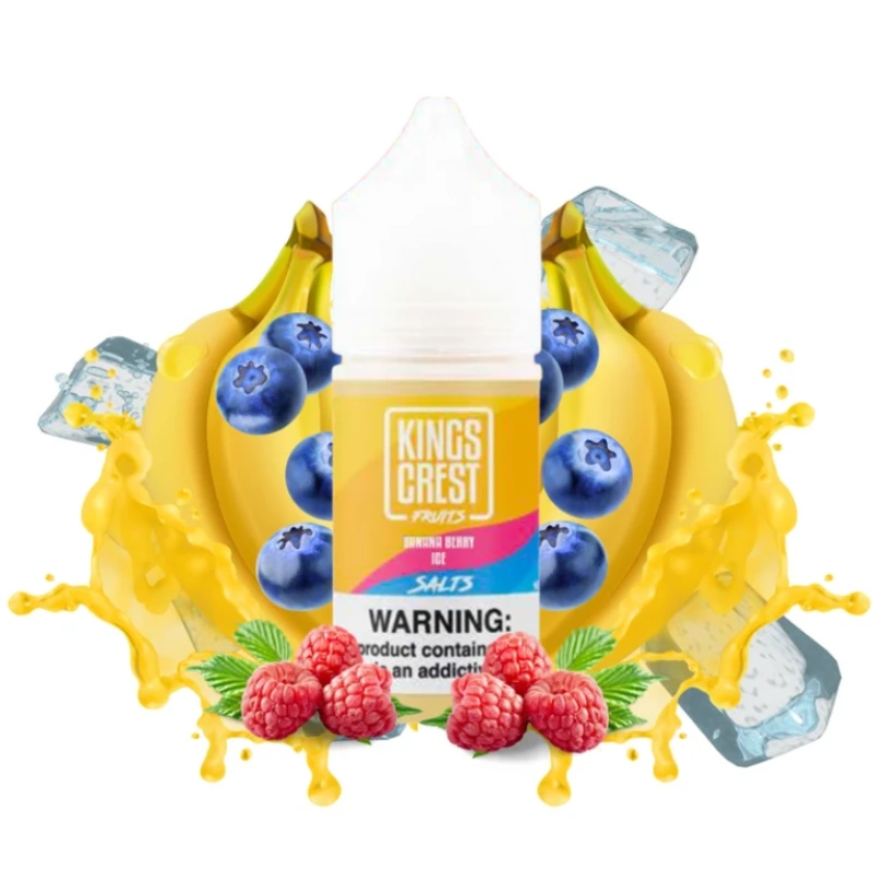 SALT King Crest Fruits Banana Berry Ice 3 SALT King Crest Fruits Banana Berry Ice