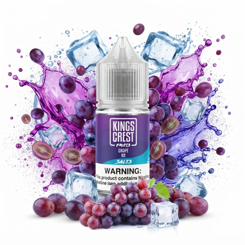 SALT King Crest Fruits Grape Ice 3 SALT King Crest Fruits Grape Ice