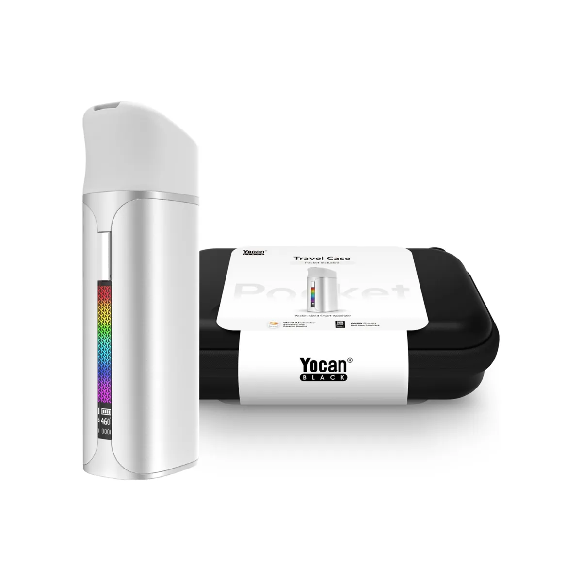 Vaporizador Yocan Pocket Starter Pack + Bolso Transporte 3 Vaporizador Yocan Pocket Starter Pack Silver - packshot